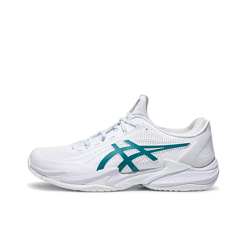ASICS Court FF 3 Chaussures de tennis pour hommes basses blanc/vert 1041A574-100