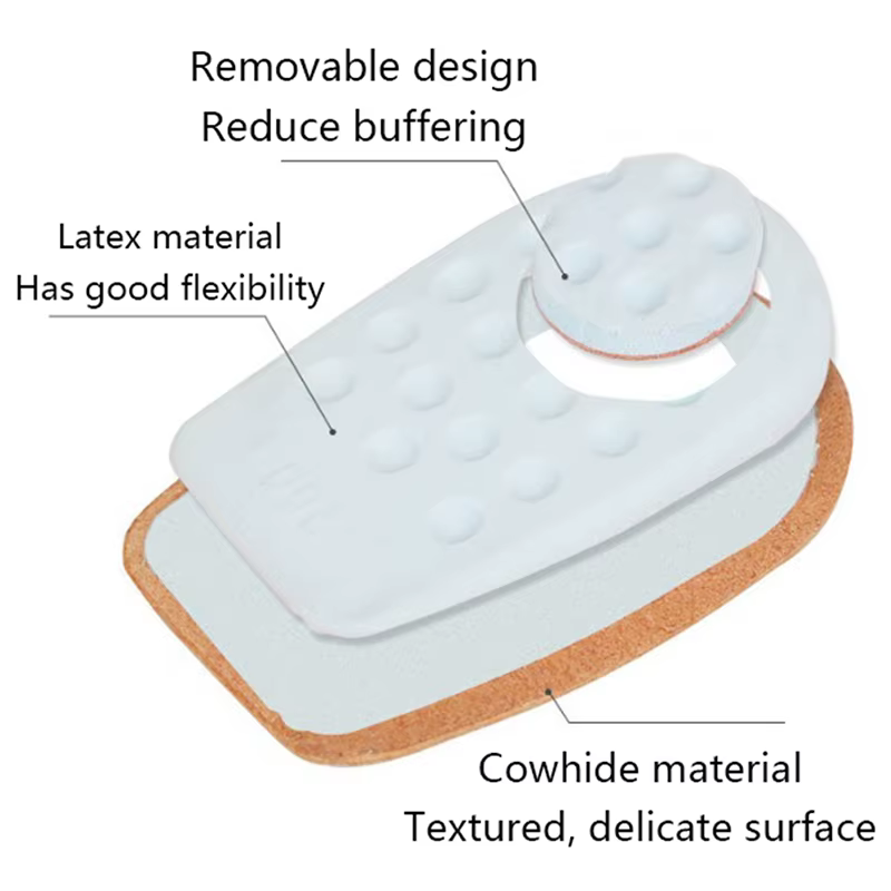 Semelle intérieure souple unisexe, support de talon, rehausseur, insertion de chaussure, coussin de 