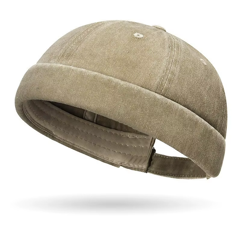 Bonnet Hip-Hop Street Style pour Hommes et Femmes, Bonnet sans Bord Ample, Bonnet Docker, Bonnet de 