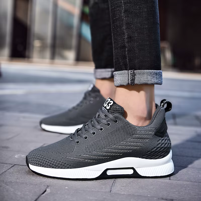 Nouvelles baskets pour homme, chaussures rehaussantes, semelles intérieures 8 cm, respirantes en mai