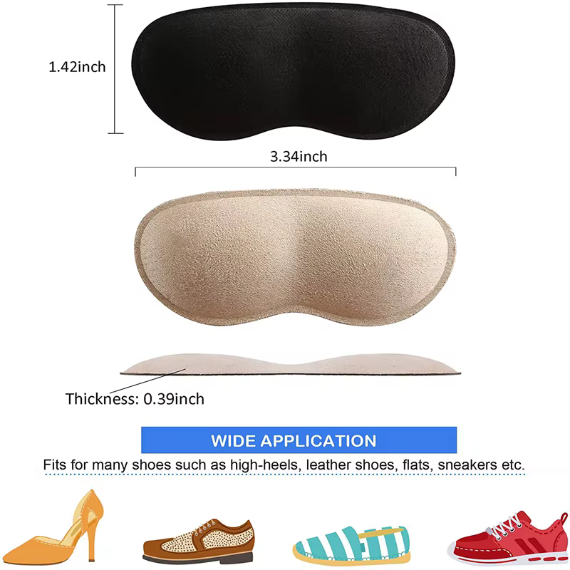 Semelles pour chaussures à talons hauts pour femmes, autocollants pour talons adhésifs, protection d
