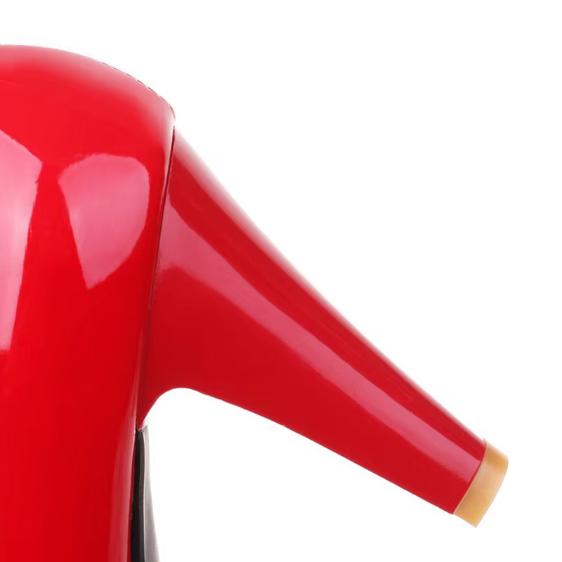 SIMLOVEYO Escarpins à plateforme pour femmes, bout rond, talons coniques, nœud papillon, bride à la 