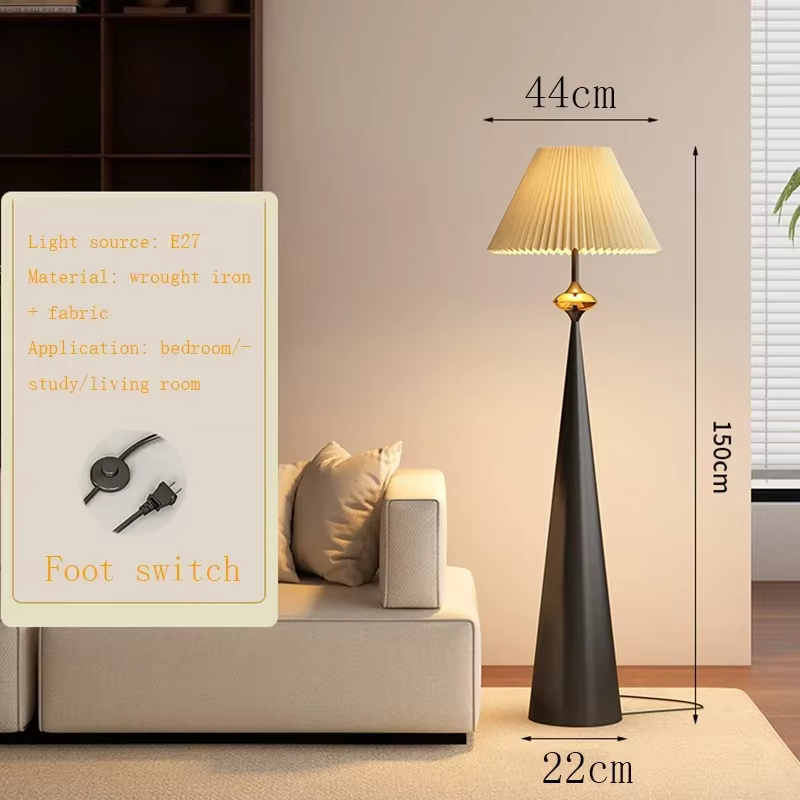 Wabi-sabi lampadaire minimaliste couverture en tissu Art décoratif japon design support lumières sal
