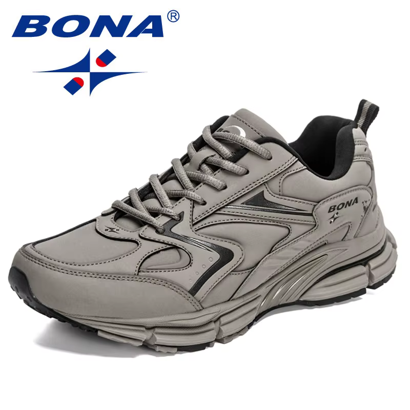BONA nouveaux créateurs marque de luxe baskets à la mode hommes chaussures décontractées respirant c