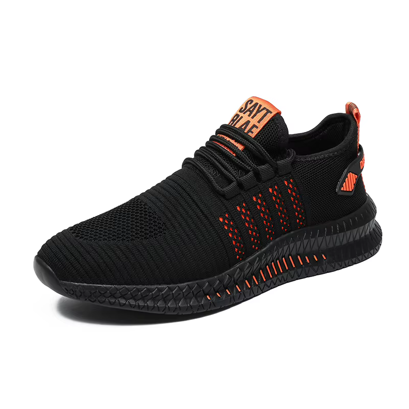 Baskets de mode légères pour hommes, chaussures décontractées respirantes, chaussures de marche à la