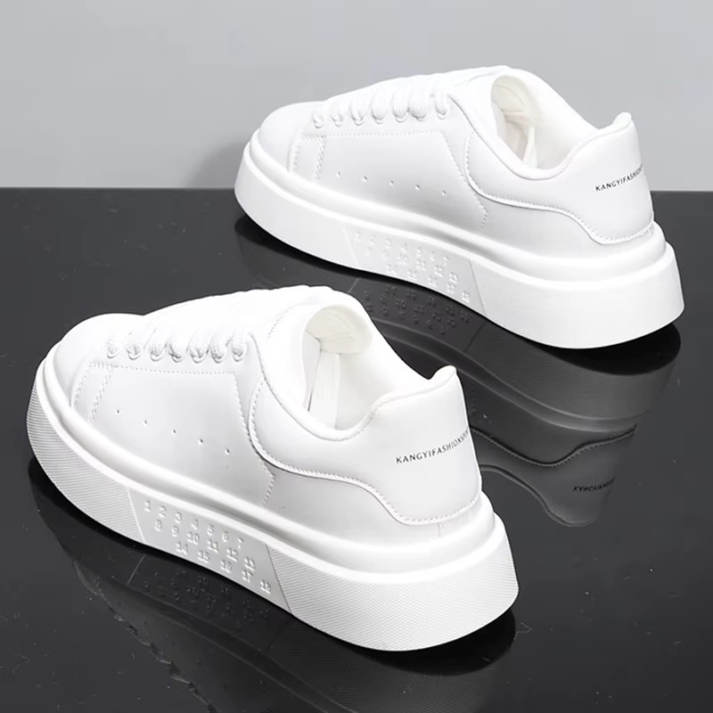 Fashion Men Skateboarding shoes Casual Sport Shoes Platform Sneakers Outdoor Breathable White Runnin