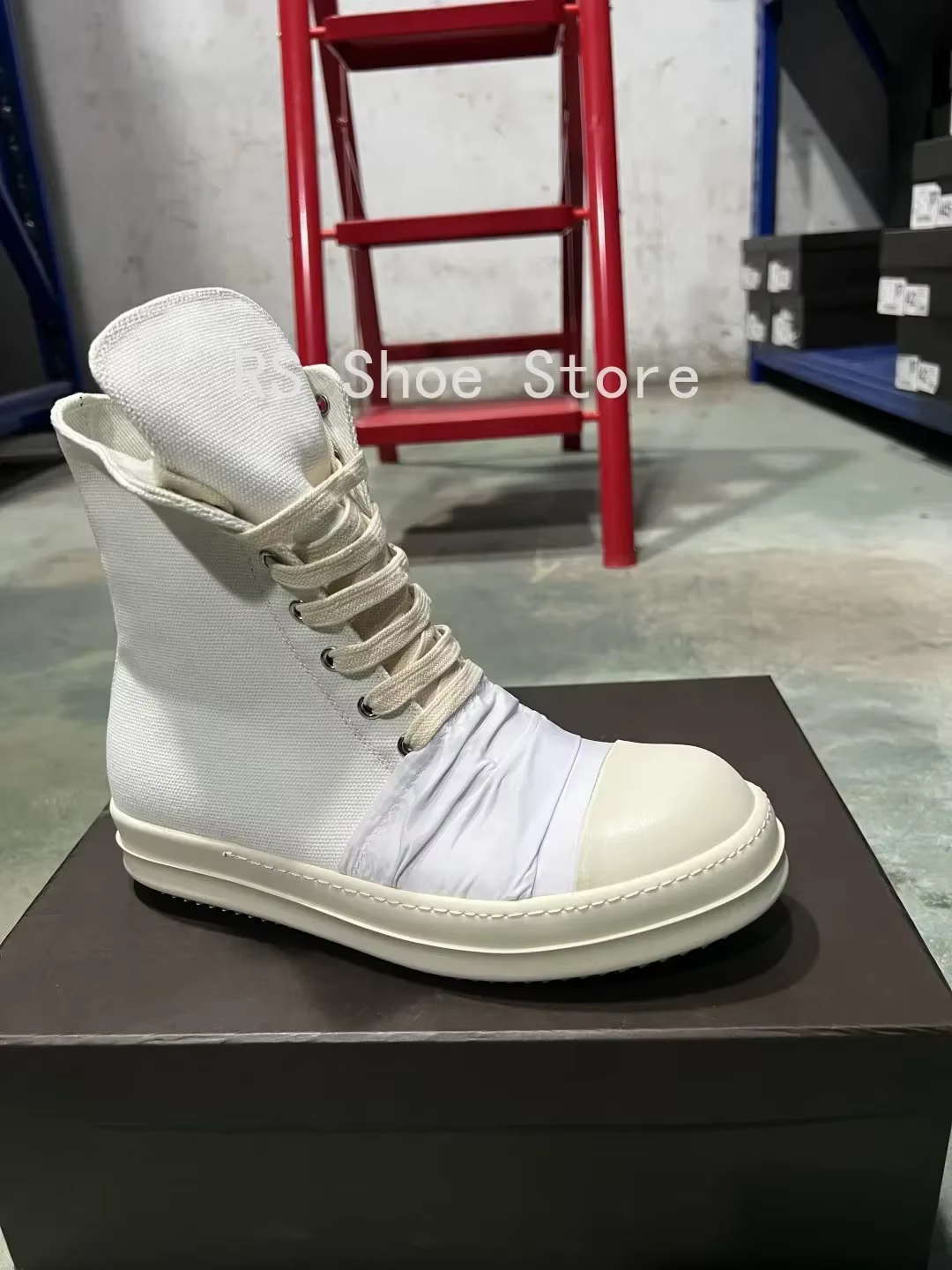 Ro marque Ro hommes chaussure femmes Sneaker blanc toile chaussures haut espadrilles décontractées f