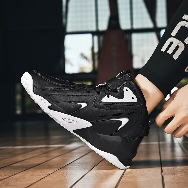 Baskets décontractées grande taille pour hommes quatre saisons chaussures de basket-ball légères et