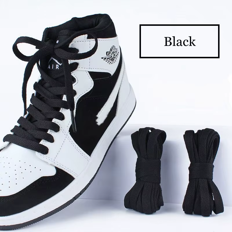 1 paire Classic Basics AF1 lacets plats baskets lacet chaussures en toile chaussures de basket-ball 