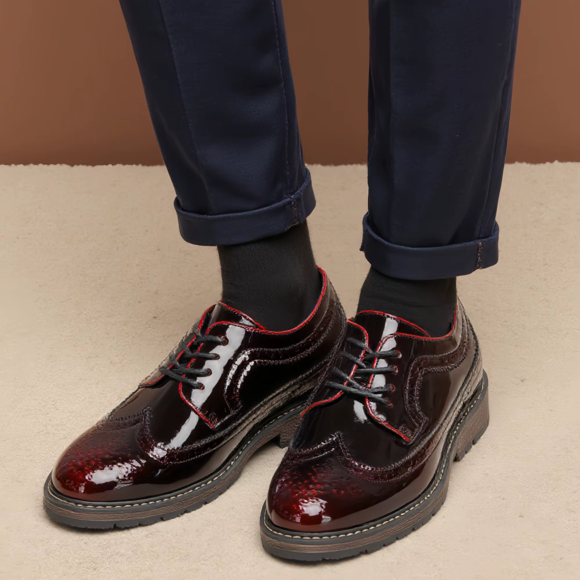Chaussures en cuir pour hommes 2026 – Marque confortable et tendance