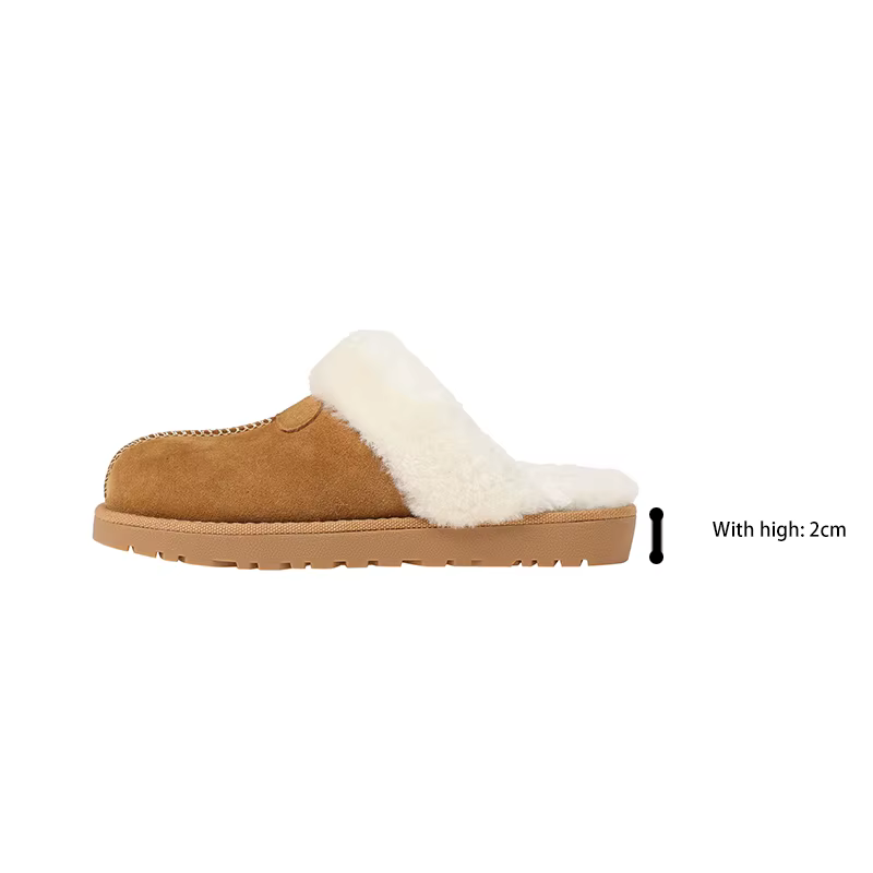 Ods luxe concepteur chaussons pour femmes hiver en peluche chaussures chaudes unisexe intérieur exté
