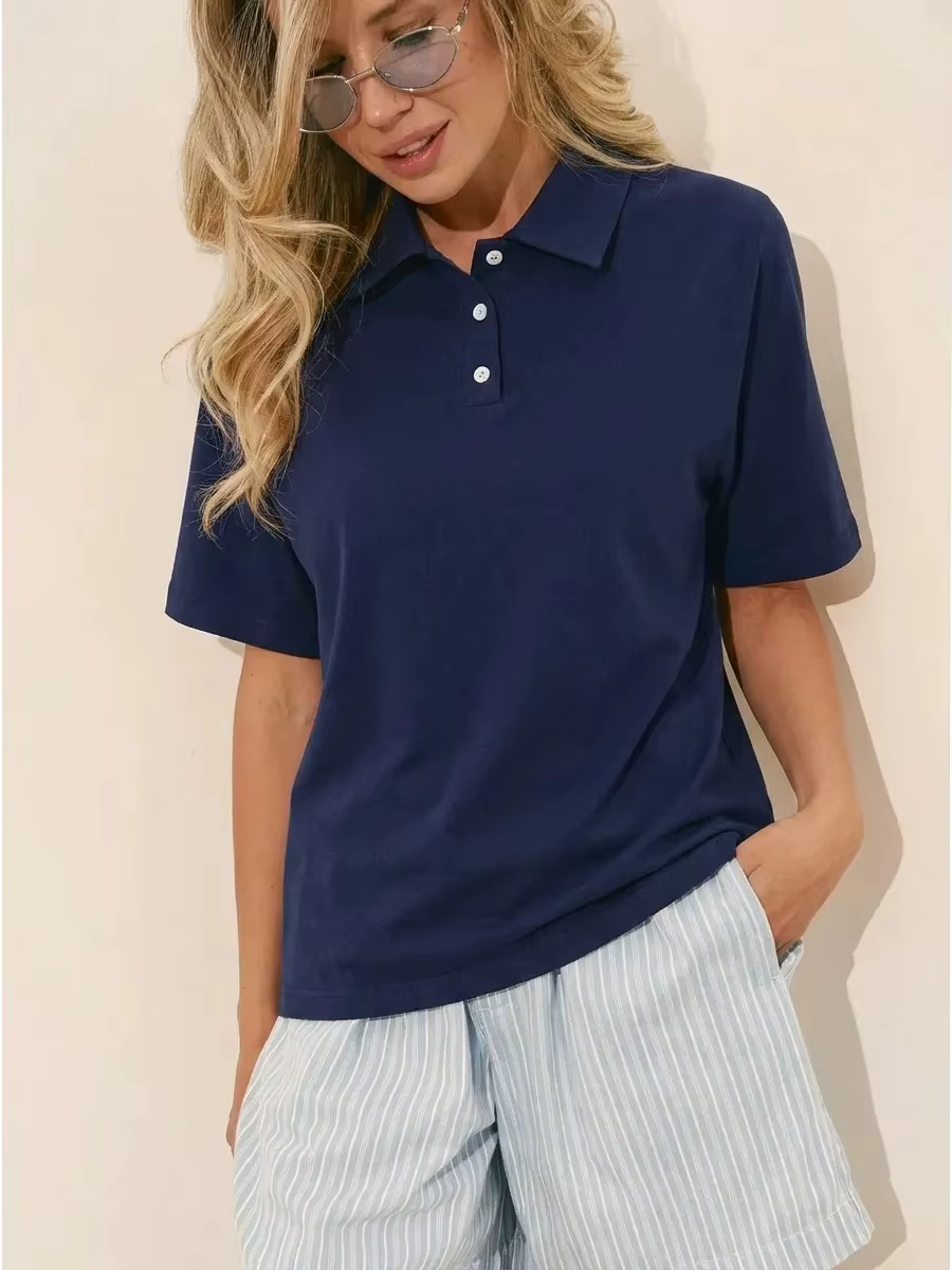 Chemises polo décontractées, style estival, pour femmes et hommes, respirantes, chemises de golf, t-