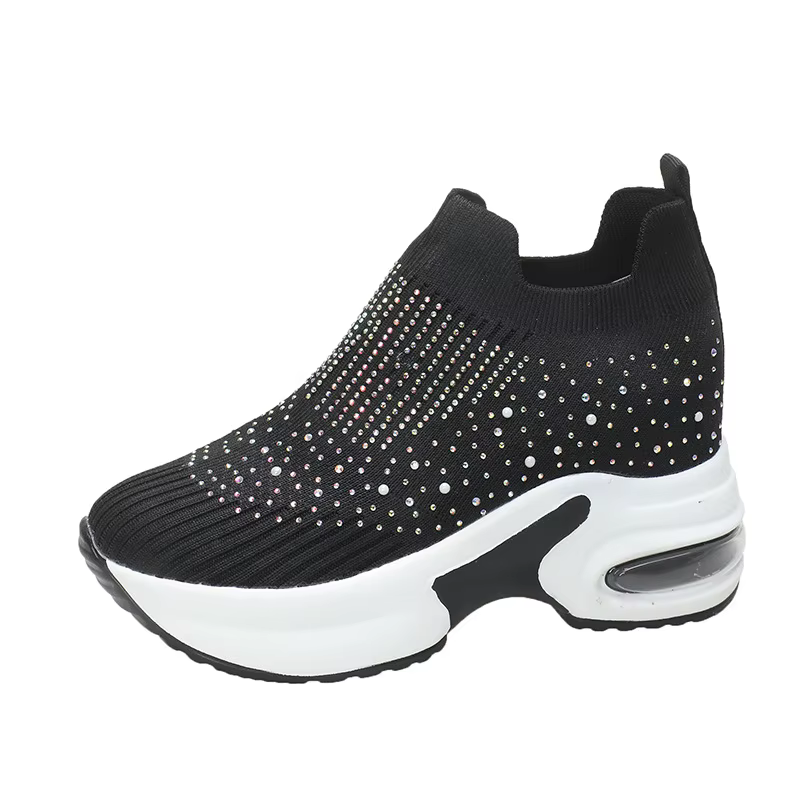 Chaussures à coussin d'air de haute qualité pour femmes, baskets légères et respirantes, de randonné