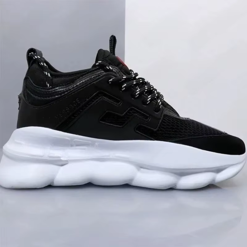 Baskets Chunky Imprimées Homme Femme, Baskets de créateur à motif clé, Chaussures décontractées à pl