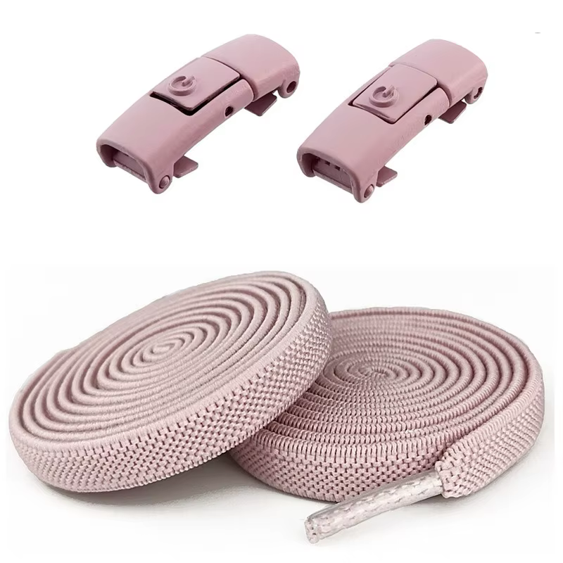 Lacets de chaussures en métal avec fermeture à pression, sans attaches, élastiques, pour enfants et