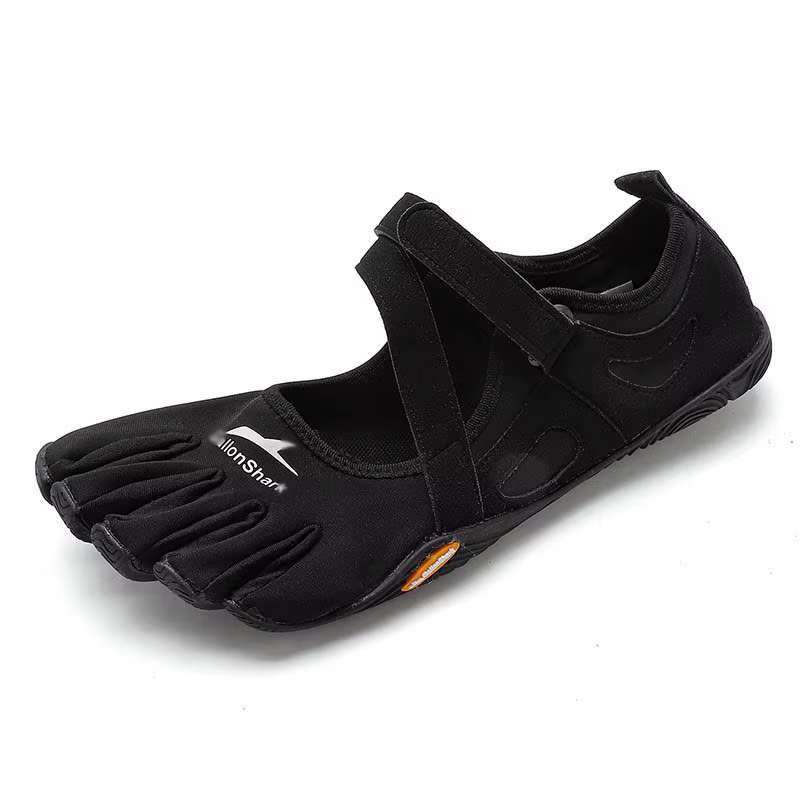 Chaussures aquatiques à cinq doigts avec sangle réglable GallonShark, antidérapantes, pour activités
