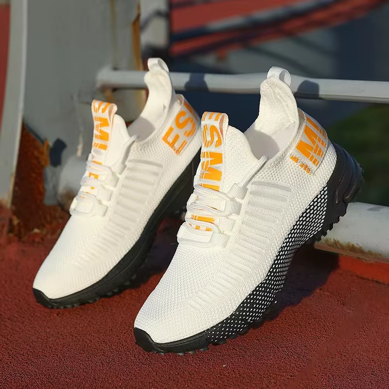 Baskets de sport ultra respirantes pour hommes, chaussures de basket-ball en maille renforcée Durabl