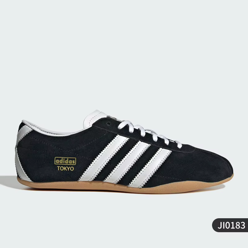 Adidas véritable chaussures de sport à semelles fines à lacets classiques à trois feuilles pour femm