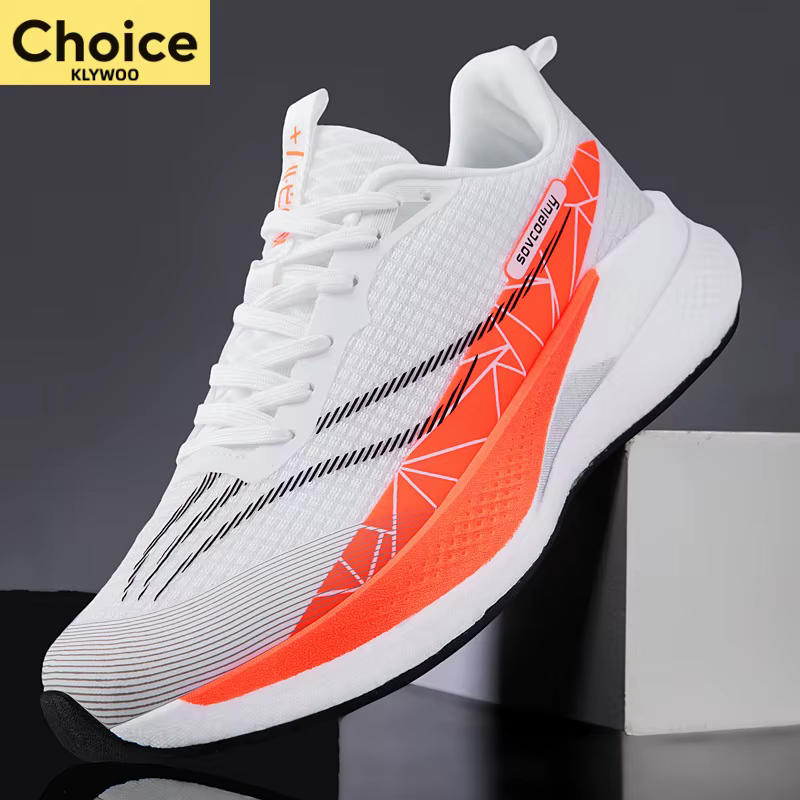 Chaussures de course Marathon pour hommes et femmes, avec plaque carbone, respirantes, légères, conf