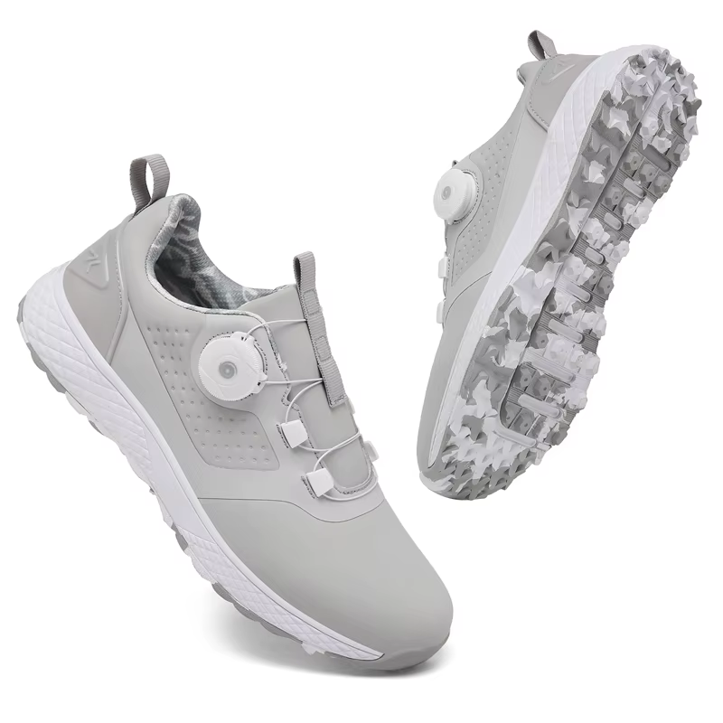 Chaussures de Golf imperméables unisexes, baskets d'extérieur antidérapantes pour hommes et femmes, 
