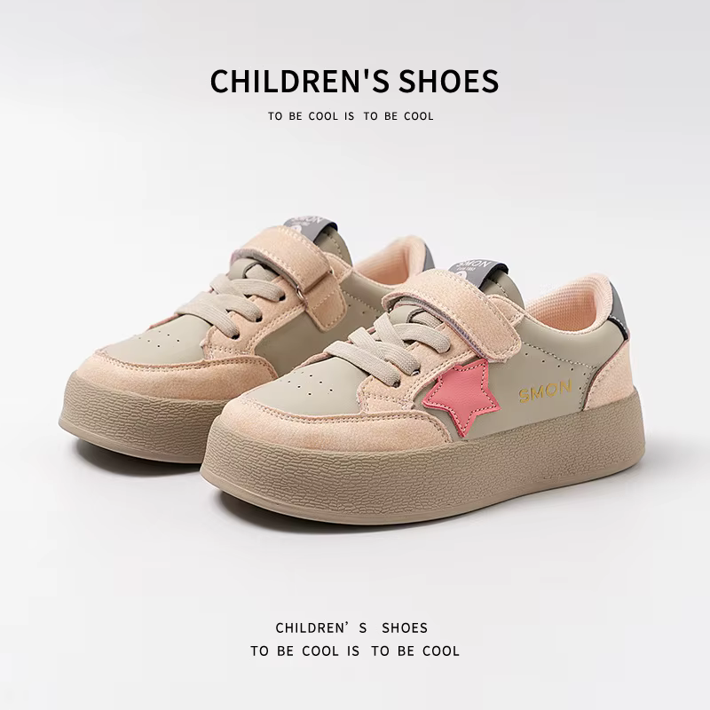 Chaussures en toile pour filles, antidérapantes, à semelle souple, avec fermeture velcro, baskets te