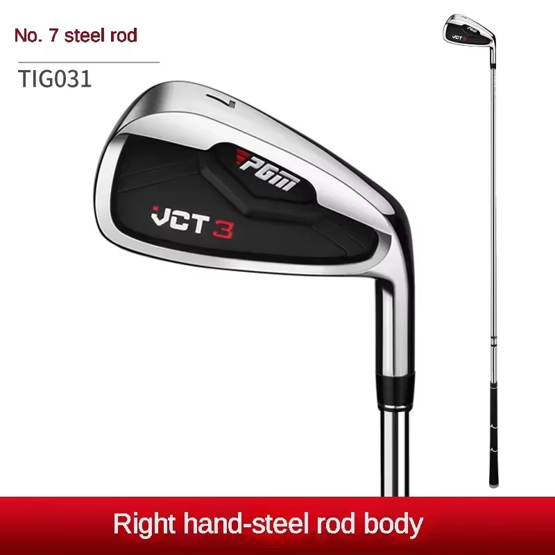 Clubs de golf PGM 7 Irons pour hommes débutants, clubs d'entraînement, surface améliorée et haute él