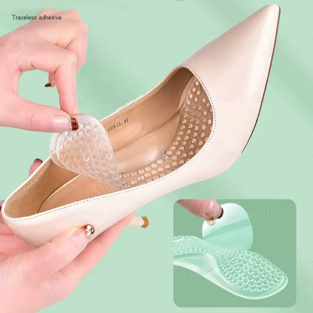 Semelles en silicone pour femmes Chaussures Pieds plats Soutien de la voûte plantaire Semelles ortho