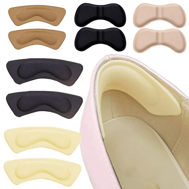 2 paires de coussinets de talon 4D, patchs anti-frottement, coussinets de chaussures, soulagement de