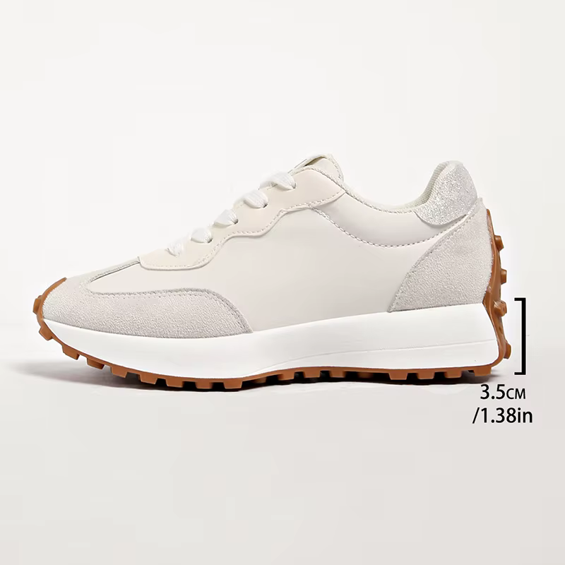 Baskets épaisses à la mode pour femmes, chaussures de sport à plateforme antidérapante, semelle épai