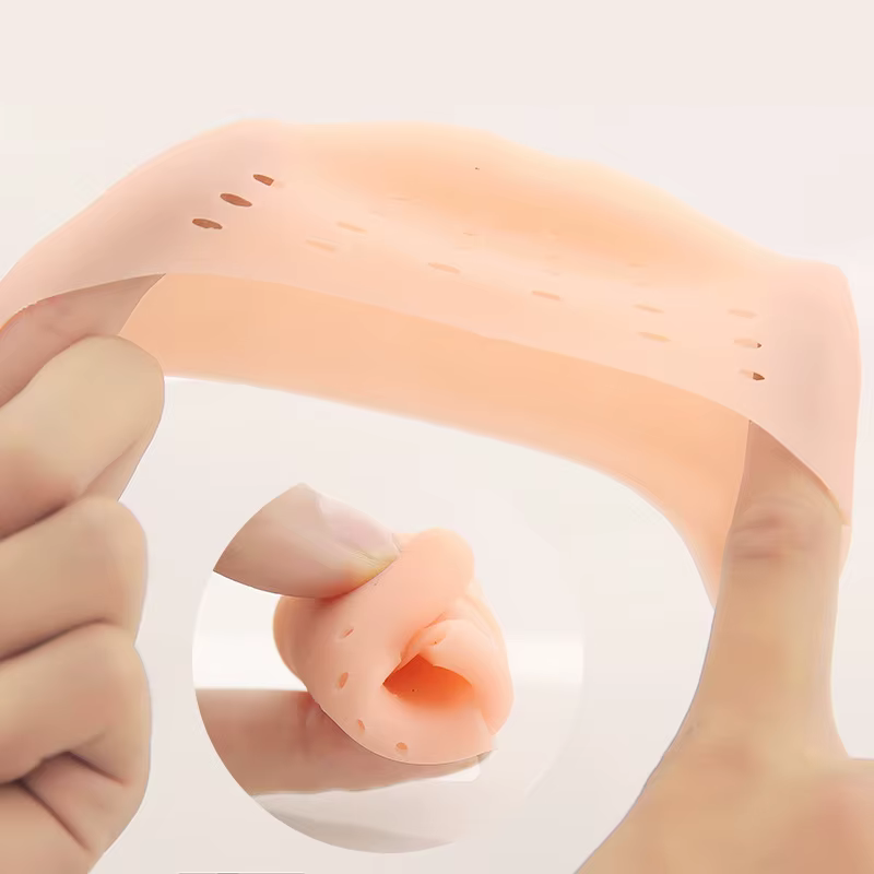 Coussinet de protection des orteils en Silicone pour l'avant-pied, demi-taille, semelle intérieure d
