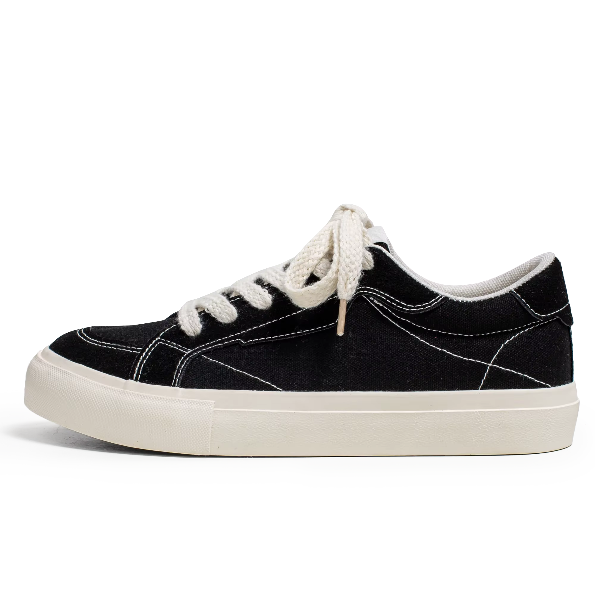 Chaussures de Skateboard en Toile pour Homme, Baskets Décontractées, Confortables, Respirantes, à Pl