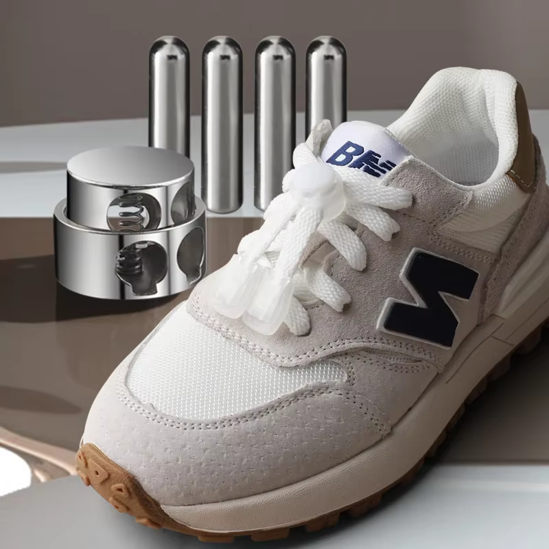 Lacets à serrure classique boucle de pain lacets de chaussures baskets plat sans attaches lacet enfa