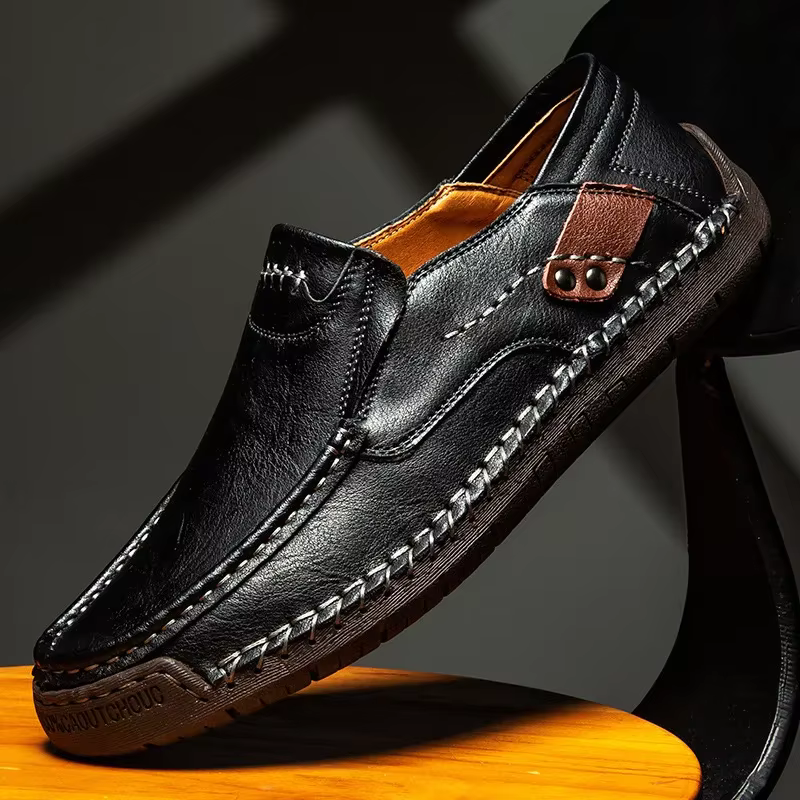 Mocassins en Cuir group pour Homme, Chaussures de Conduite Italiennes, Respirantes, Faites à la Main