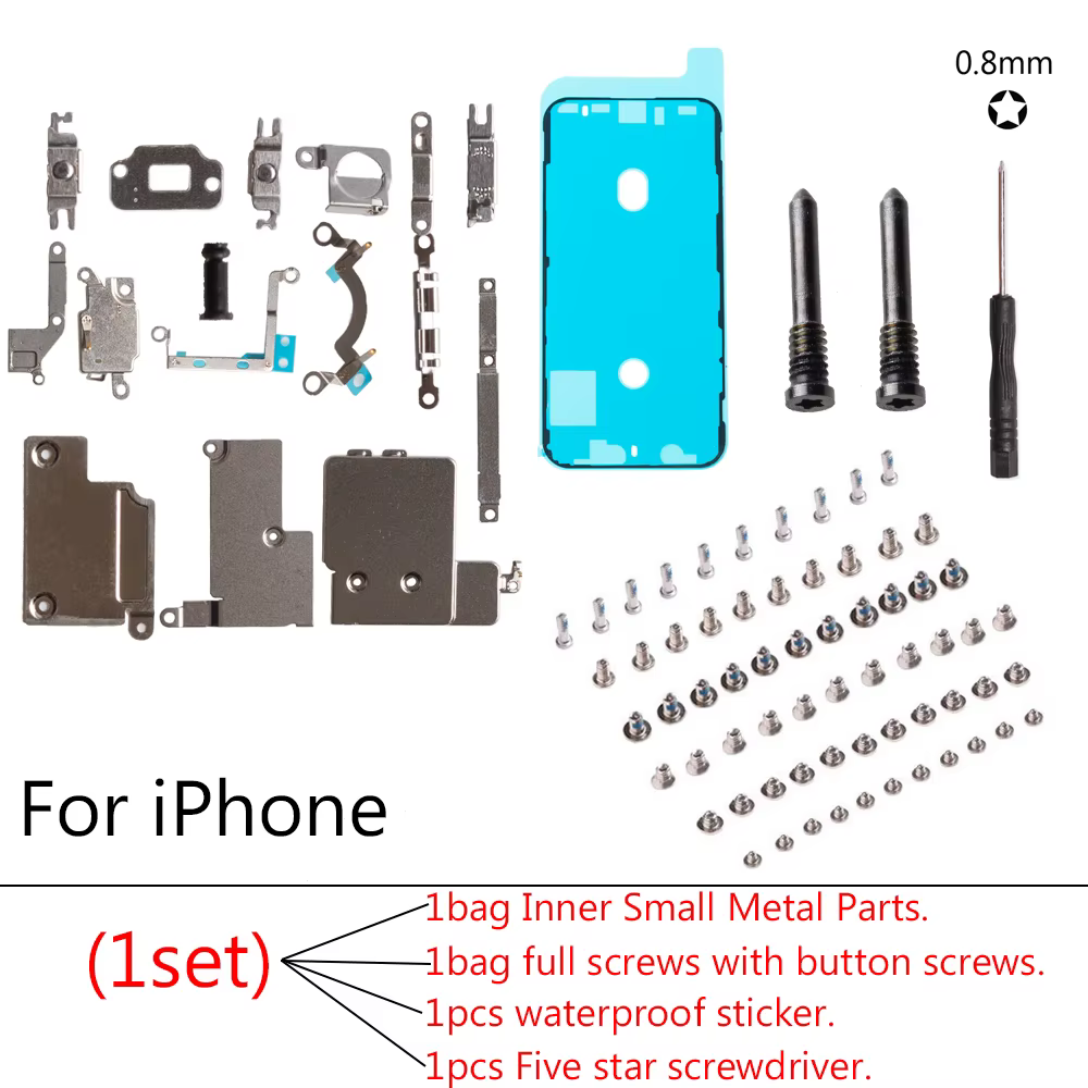 Support de petites pièces intérieures en métal pour iPhone, accessoires intérieurs pour iPhone 11, 1