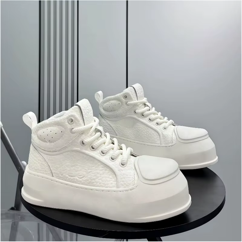Chaussures montantes pour hommes, originales, de créateur, faciles à assortir, chaussures de skate, 