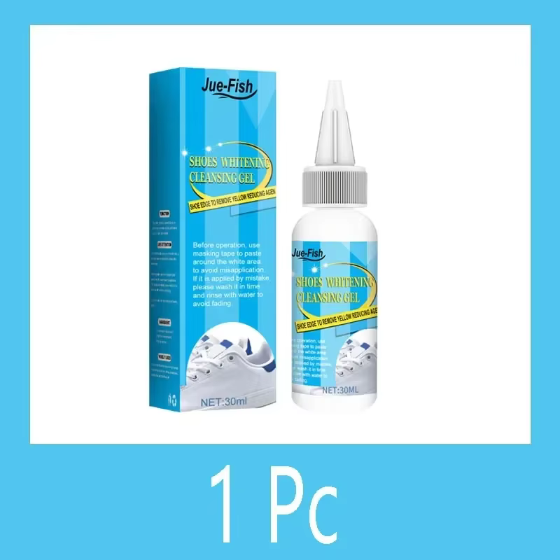 Kit de nettoyage de chaussures, gel nettoyant blanchissant, élimine la saleté et le jaunissement des
