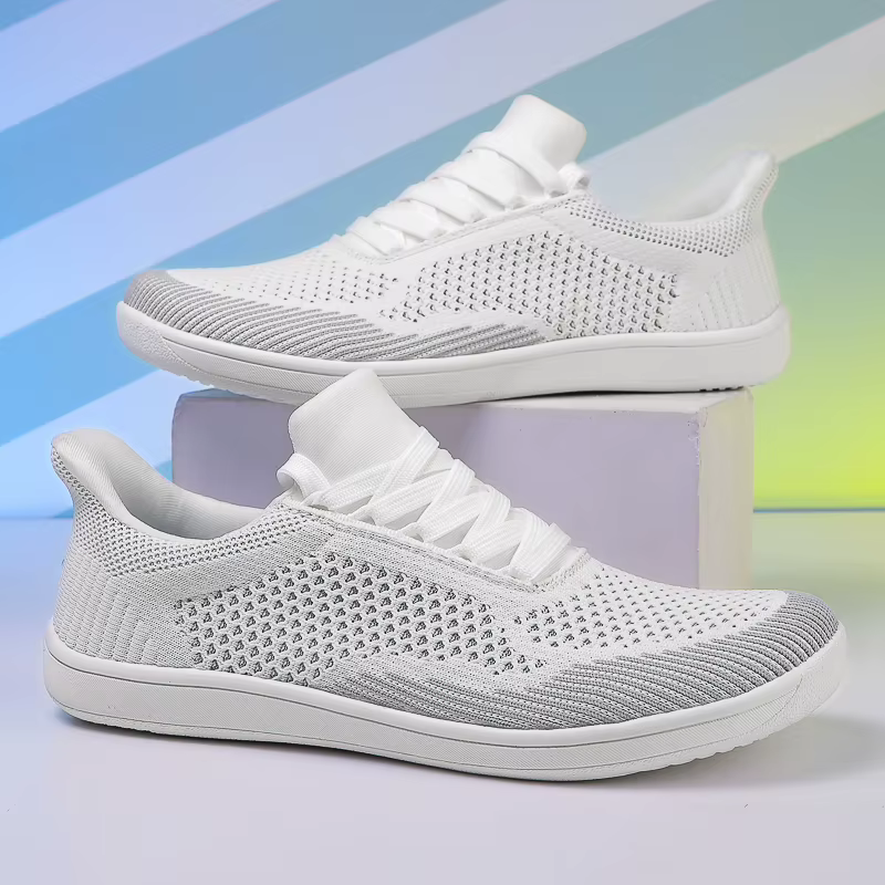 Grande taille 50 51 52 53 54 boîte à bout large pieds nus chaussures hommes chaussures en maille déc