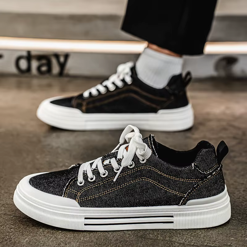Chaussures pour hommes personnalisées printemps-automne, style coréen, chaussures décontractées à bo