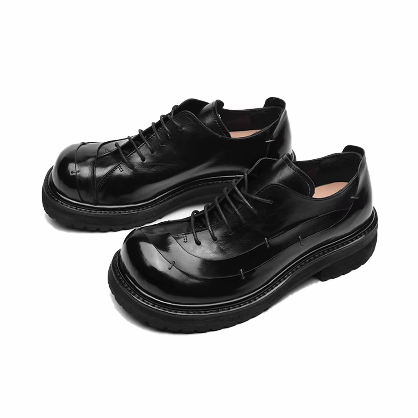 Derby en cuir de cheval au design Original, chaussures formelles d'affaires en cuir pour hommes, cha