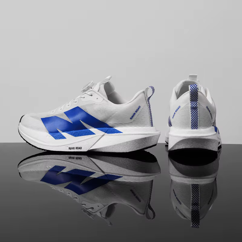 Chaussures de course pour hommes à boucle rotative, amorti en mousse avec plaque de carbone, baskets
