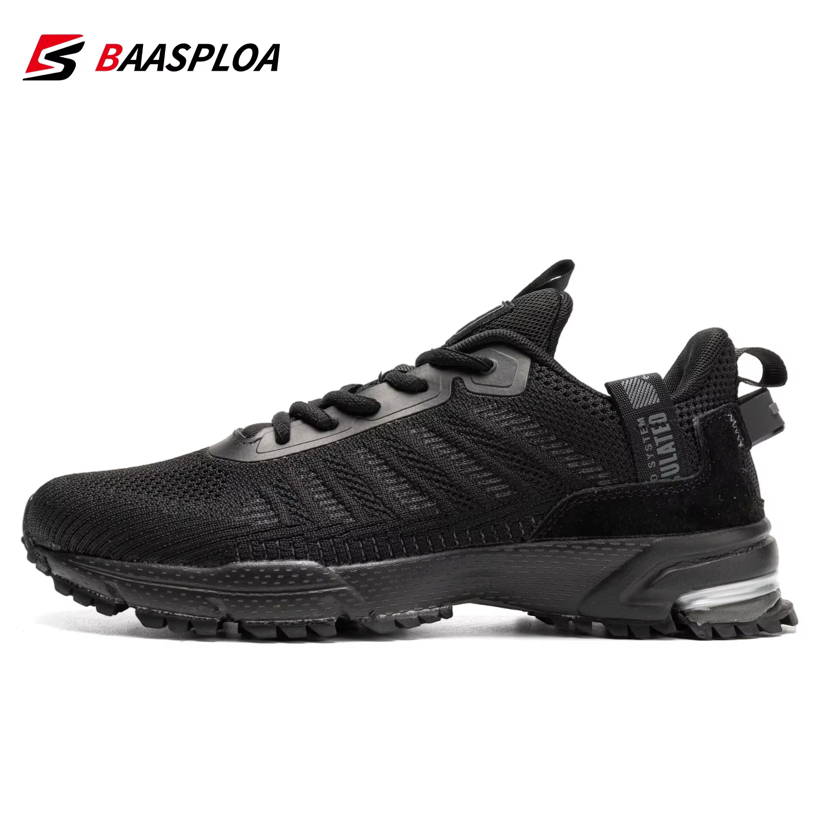 Baasploa chaussures de course pour hommes baskets légères homme concepteur maille Sneaker à lacets m