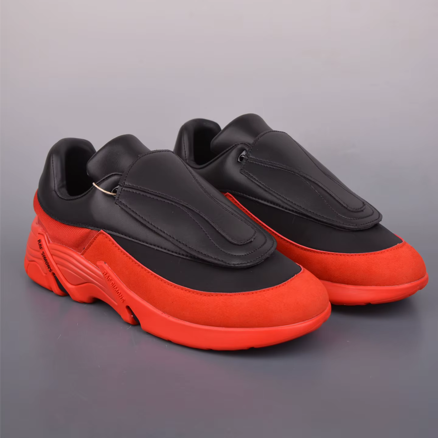 Pútai Chaussures de sport décontractées à talon épais pour hommes et femmes, respirantes, confortabl