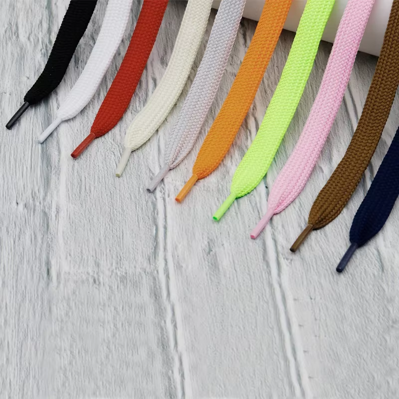 Weiou lacets adultes bottes en toile 60-400 cm de large bande 18 MM couleur unie sécurité Premium pl