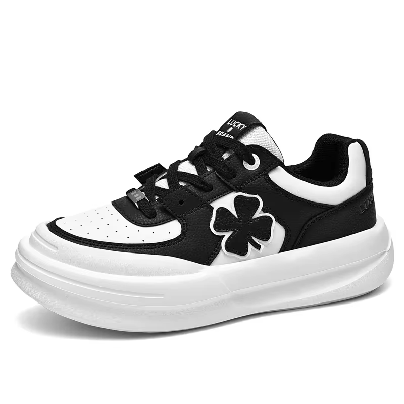 Chaussures blanches décontractées pour hommes, confortables, tendances de la mode, baskets légères,
