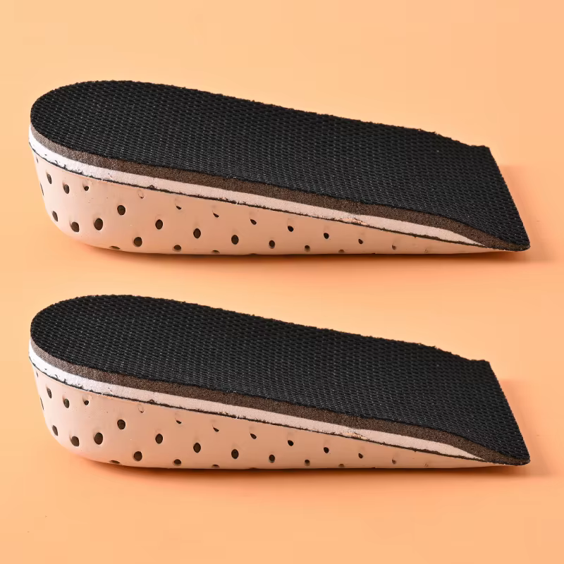 1 paire de semelles intérieures respirantes en mousse à mémoire de forme pour augmenter la hauteur, 