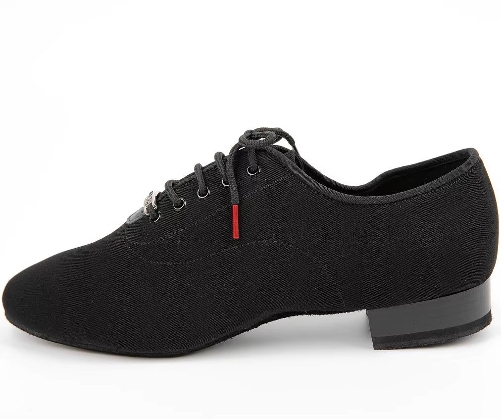 TOP chaussures de danse chaussure latine moderne hommes peau de vache semelle à deux points tissu Ox