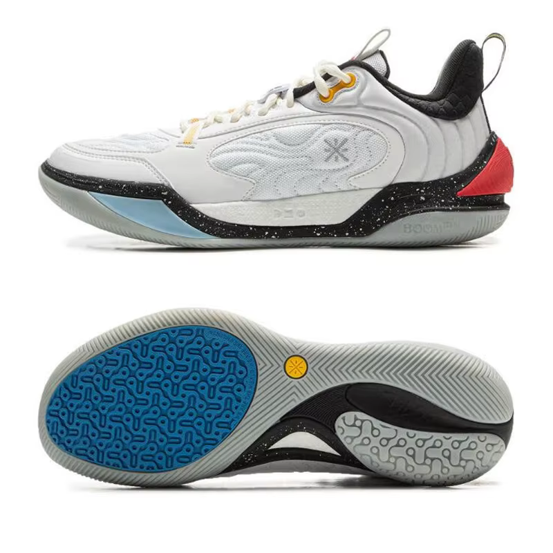 Li-Ning Chaussures de basket-ball WADE ICE 2 V2 pour hommes, chaussures de sport BOOM Cushion Stable