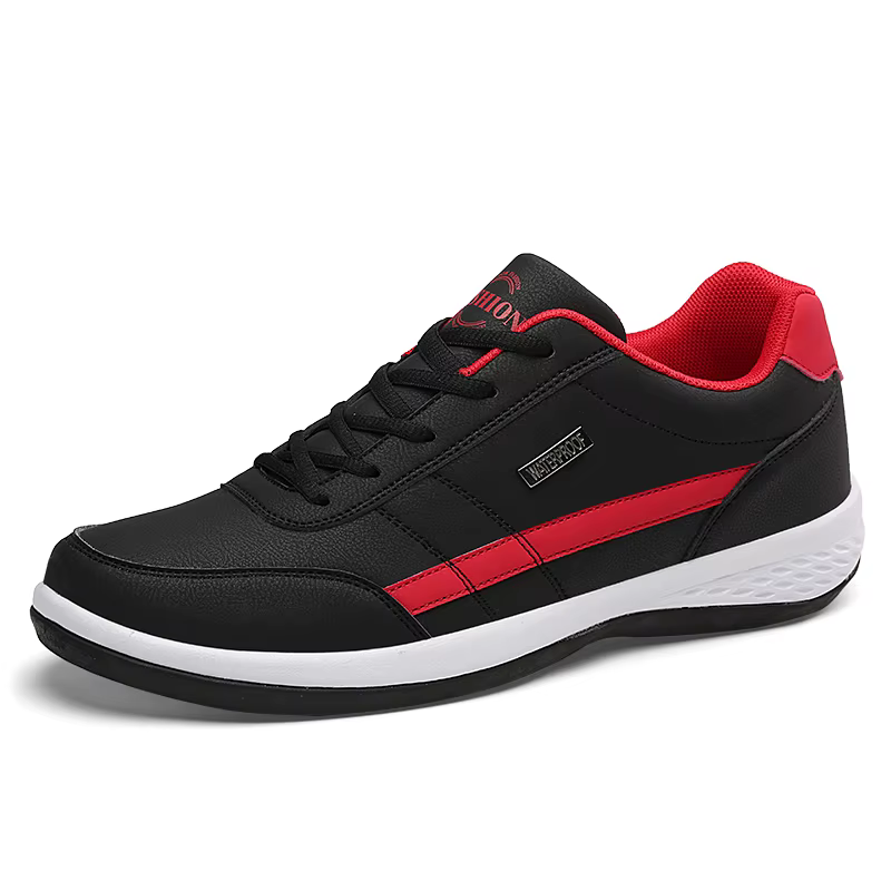 Nouveaux hommes chaussures chaussures décontractées en cuir à lacets chaussures de sport décontracté