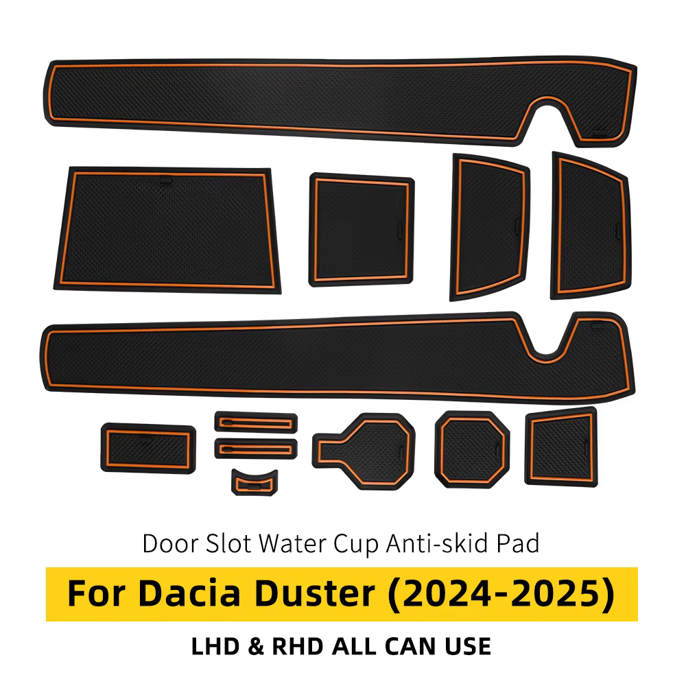 Tapis de fente antidérapant pour Dacia Duster 3 2024 2025, rainure de porte de voiture, garniture in
