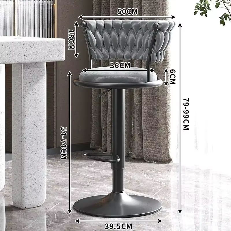 Chaise de Bar moderne simple, tabouret de levage surélevé, tabouret de bar haut pour la maison, chai